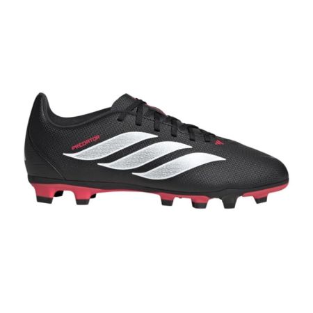 Botas de Rugby Niño Predator Club Tacos Moldeados Negro/Rojo - Adidas