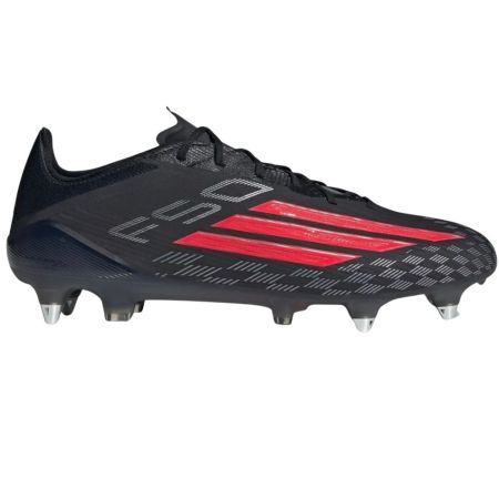 Botas de Rugby Híbridas F50 Elite SG Immortal DNA - Negro/Lucid Red - Adidas