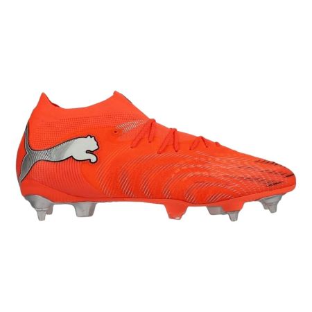 Botas Rugby Híbridas Future 9 Ultimate SG Unleashed Rojo Brillante - Terreno Blando - Puma