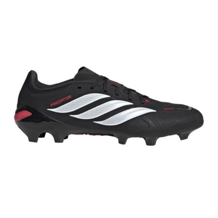 Botas de Rugby Predator League FG Tacos Moldeados Terreno Seco Negro/Rojo - Adidas