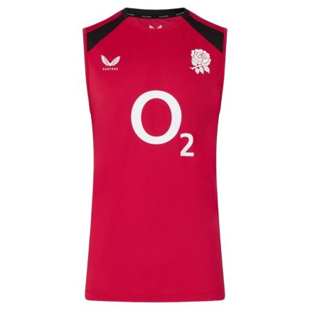 Camiseta Sin Mangas Rugby Inglaterra Performance Roja - Castore
