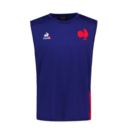Camiseta sin Mangas de Entrenamiento de Rugby Francia - Le Coq Sportif