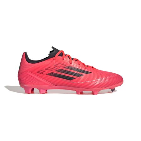 Botas de Rugby F50 League FG con Tacos Moldeados para Terreno Seco Rosa/Negro - Adidas