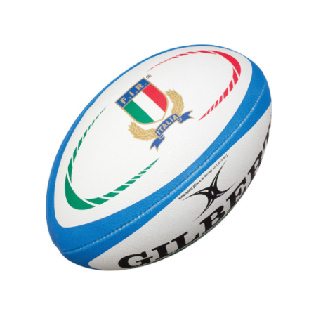 Ballon Rugby Replica Italie Taille 5 - Gilbert