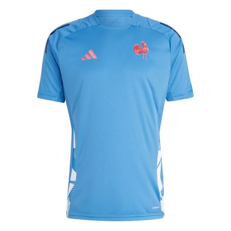 Camiseta Rugby Performance Francia Azul Cielo 2024/2025 - Adidas