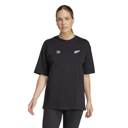 Camiseta de Rugby Negra Boyfriend All Blacks Original – Adidas