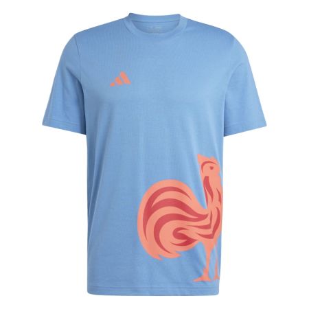 Camiseta de Rugby Francia Gráfica Azul Cielo – Adidas