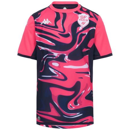 Camiseta prematch rugby Stade Français Paris 2026-2027 Kappa