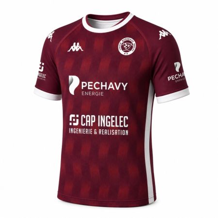 Camiseta de calentamiento rugby UBB Kappa adulto vista frontal