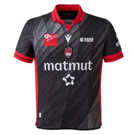 Camiseta de rugby infantil Lyon Lou Rugby Local 2025/2026 – Macron
