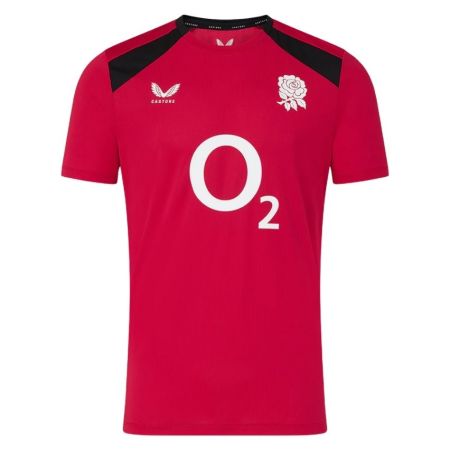 Camiseta Rugby Inglaterra Performance Roja - Castore