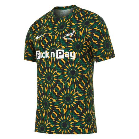 Camiseta pre-partido Springboks Nike negra hombre 2026-2027