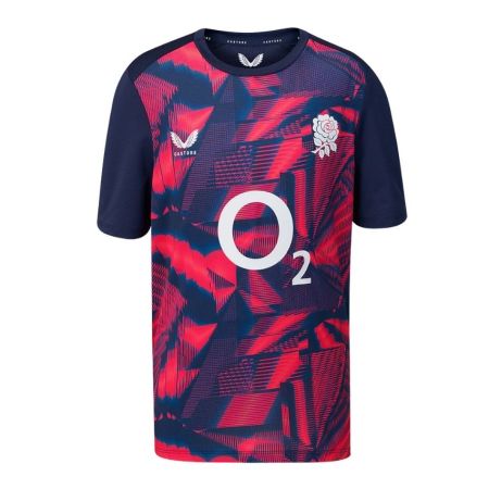 Camiseta Rugby Niño Pre-Partido Inglaterra 2026/2027 - Castore