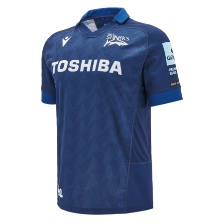 Camiseta de Rugby Shark Local de Manga Corta 2024/2025 - Macron