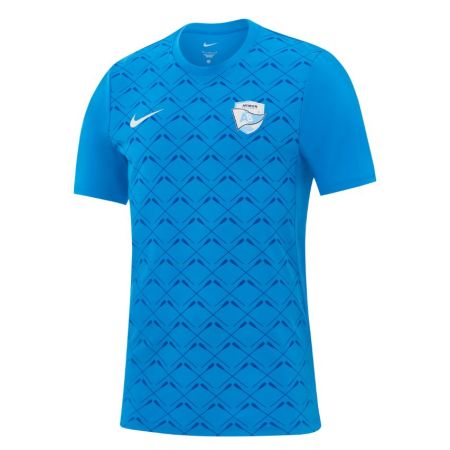 Camiseta Pre-Match Aviron Bayonnais Nike Photo Blue vista frontal