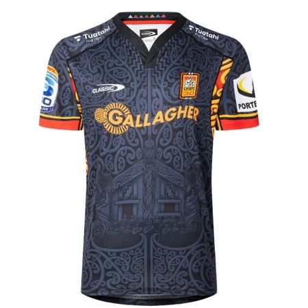 Camiseta Chiefs 2026 hogar Classic negro amarillo poliéster vista frontal