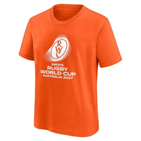 Camiseta Naranja Oficial Copa del Mundo Rugby Australia 2027
