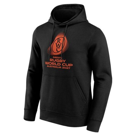 Sudadera con capucha rugby Copa del Mundo Australia 2027 negra