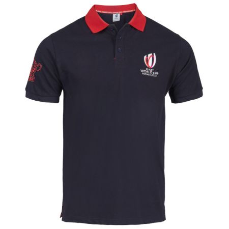 Polo Coupe du Monde de Rugby France 2023 Bleu Logo - Sportfolio