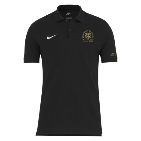 Preventa - Polo Stade Toulousain Back for Back Negro Oro Nike 2026