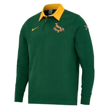 Polo Rugby Manga Larga Springboks Sudáfrica - Nike