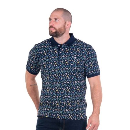 Polo floral manga corta Rugby Club - Ruckfield