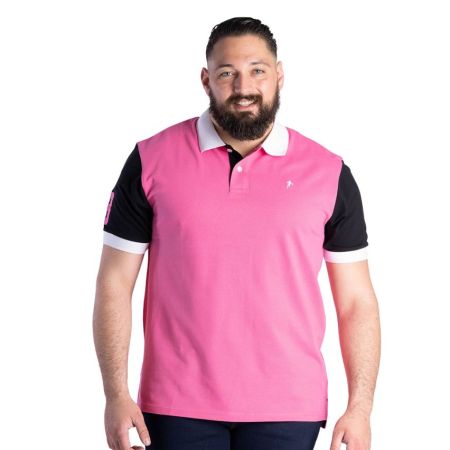 Polo nº8 manga corta fucsia Ruckfield esencial Rugby - Ruckfield