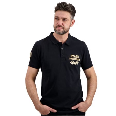 Polo de Rugby Times para Hombre Negro - Stade Toulousain

