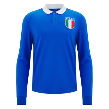 Polo Rugby Manga Larga Supporter Italia 2025/2026 - Macron