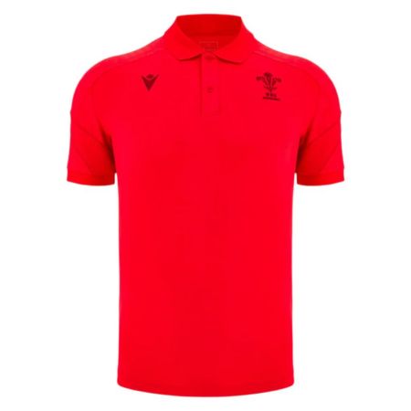 Polo de Rugby Gales Rojo 2025/2026 - Macron

