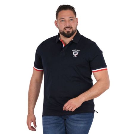 Polo Rugby Ruckfield French Rugby Club Manga Corta azul marino - Ruckfield