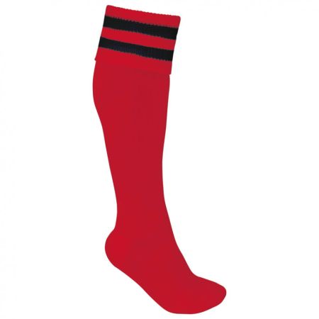 Chaussette Rugby Rouge/Rayure Noir - ProAct