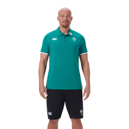 Polo de Rugby Irlanda Verde/Blanco - Canterbury