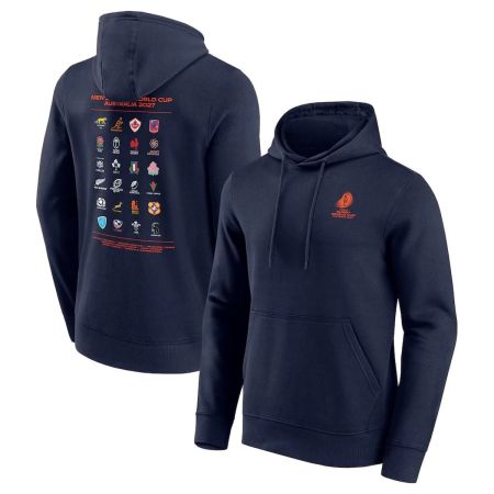 Sudadera azul marino rugby con gráfico 24 uniones RWC 2027