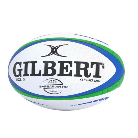 Balón de Rugby Gilbert Barbarian HD Talla 5 Versátil Partido