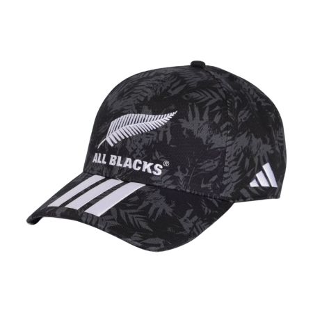 Gorra All Blacks niños adidas sarga negra vista frontal