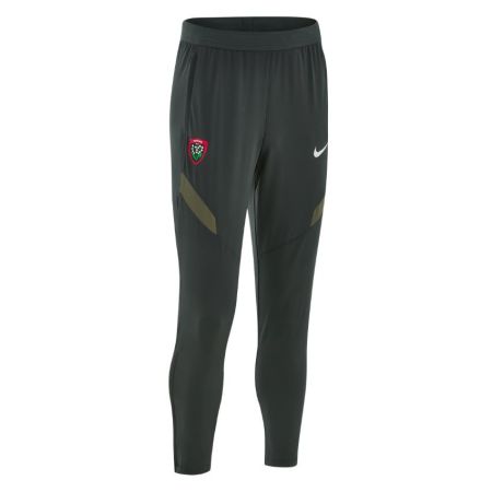 Pantalón de entrenamiento RC Toulon Nike antracita paneles caqui vista frontal