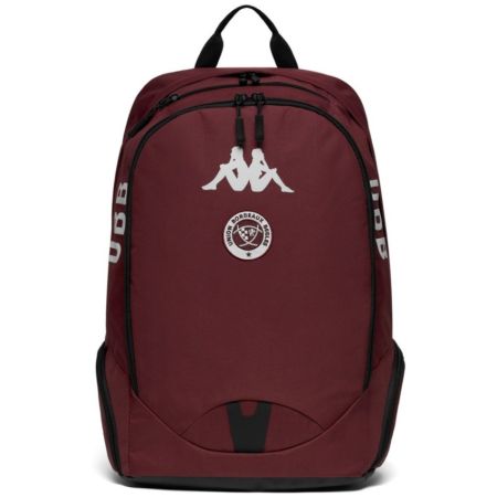 Mochila de rugby Kappa Abeck UBB burdeos vista frontal