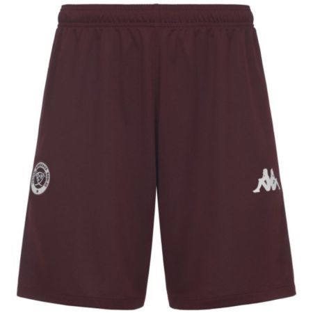 Pantalones cortos de entrenamiento rugby Kappa Mixio Pro 2 UBB Burdeos blanco