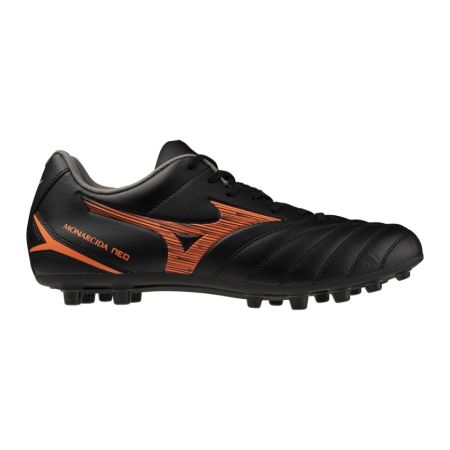 Bota de rugby Mizuno Monarcida Neo III FG negra naranja suela
