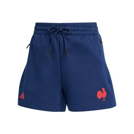 Pantalón corto de rugby mujer France Travel 2025/2026 – Adidas