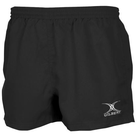 Short negro Gilbert Saracen junior detalle cintura elástica