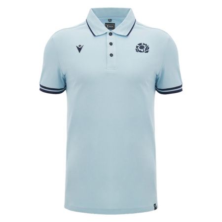 Polo Rugby Escocia Macron Piqué Mangas Cortas 2026/2027