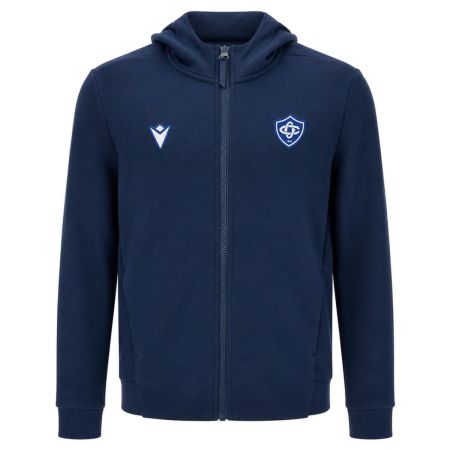 Sudadera con capucha cremallera rugby Castres Olympique 2026-2027 Macron