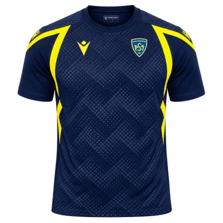 Camiseta de Entrenamiento Rugby ASM Clermont 2026-2027 Macron Azul Marino
