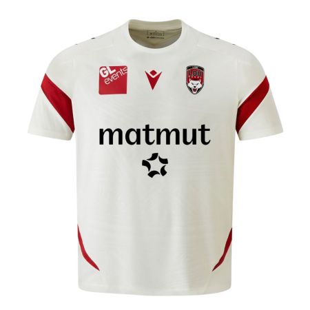 Camiseta Rugby Lyon Lou Training Ruck Blanca - Macron
