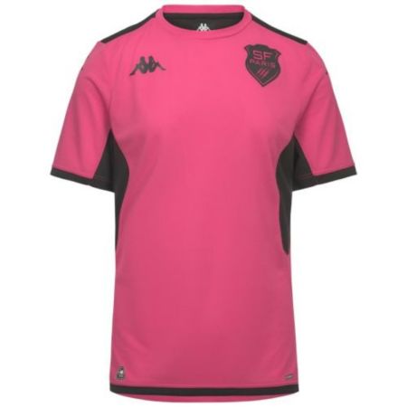 Camiseta de entrenamiento rugby Stade Français Paris rosa 2026/2027 Kappa