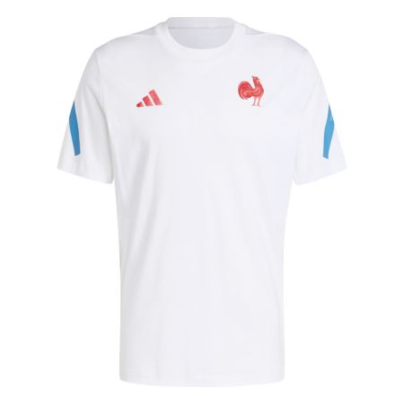 Camiseta de Rugby Viaje Francia Blanca 2024/2025 – Adidas