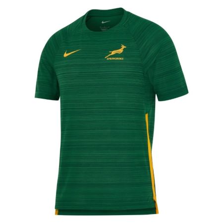 Camiseta de Entrenamiento Springboks Nike Verde Garganta Poliéster