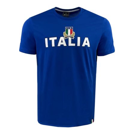 Camiseta de Rugby Italia Algodón 24/25 – Macron